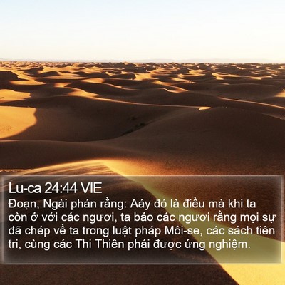 Lu-ca 24:44 VIE Bible Verse Image