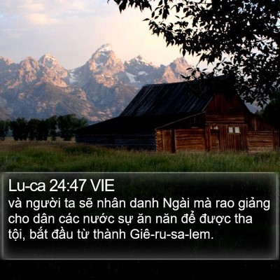 Lu-ca 24:47 VIE Bible Verse Image
