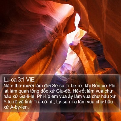 Lu-ca 3:1 VIE Bible Verse Image
