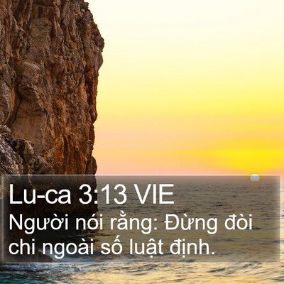 Lu-ca 3:13 VIE Bible Verse Image