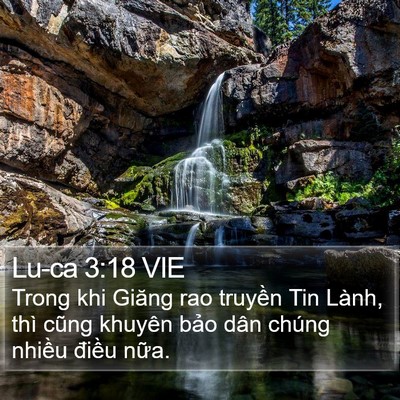 Lu-ca 3:18 VIE Bible Verse Image