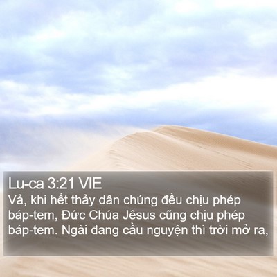 Lu-ca 3:21 VIE Bible Verse Image
