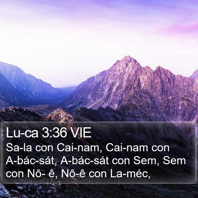 Lu-ca 3:36 VIE Bible Verse Image