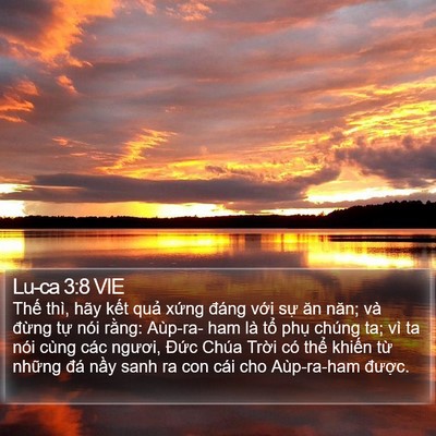 Lu-ca 3:8 VIE Bible Verse Image