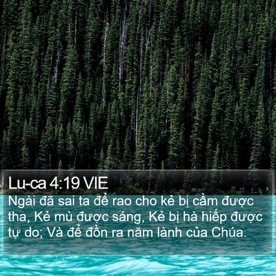 Lu-ca 4:19 VIE Bible Verse Image