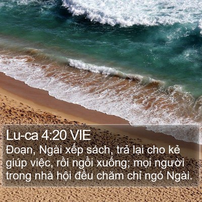 Lu-ca 4:20 VIE Bible Verse Image