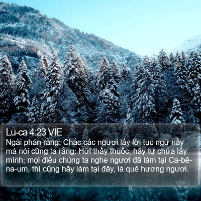 Lu-ca 4:23 VIE Bible Verse Image