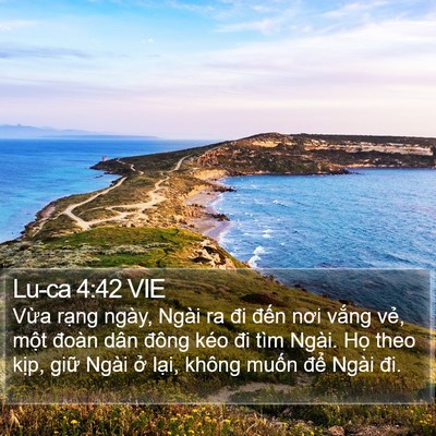 Lu-ca 4:42 VIE Bible Verse Image