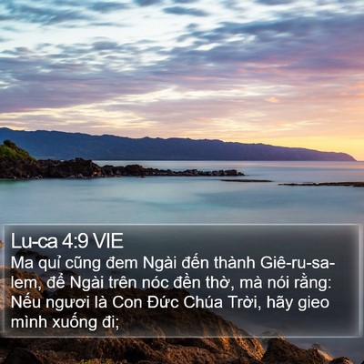 Lu-ca 4:9 VIE Bible Verse Image
