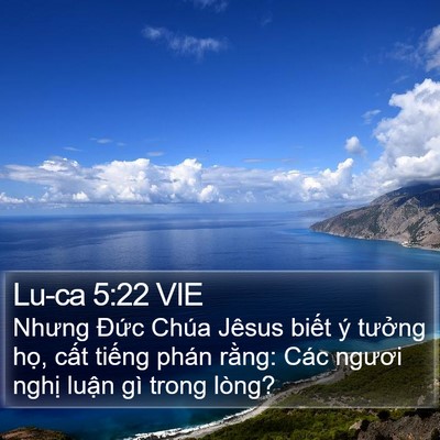 Lu-ca 5:22 VIE Bible Verse Image