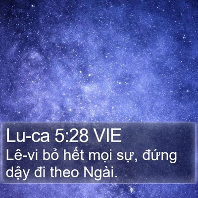 Lu-ca 5:28 VIE Bible Verse Image