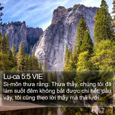 Lu-ca 5:5 VIE Bible Verse Image