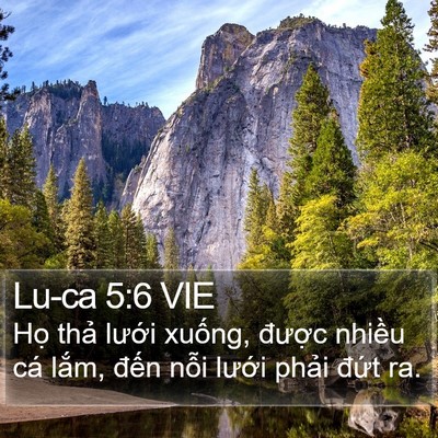Lu-ca 5:6 VIE Bible Verse Image