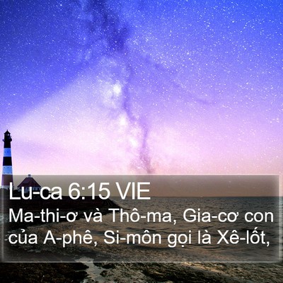 Lu-ca 6:15 VIE Bible Verse Image