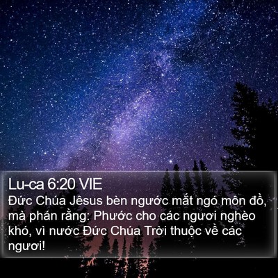 Lu-ca 6:20 VIE Bible Verse Image