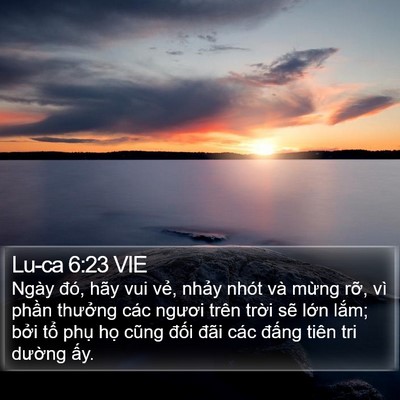 Lu-ca 6:23 VIE Bible Verse Image