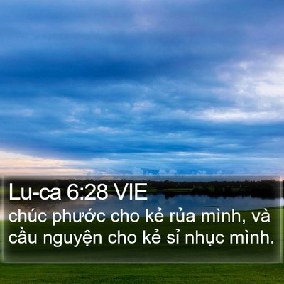 Lu-ca 6:28 VIE Bible Verse Image