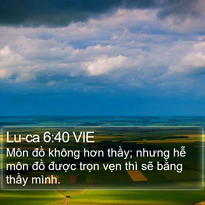 Lu-ca 6:40 VIE Bible Verse Image