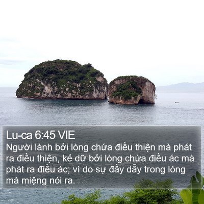 Lu-ca 6:45 VIE Bible Verse Image