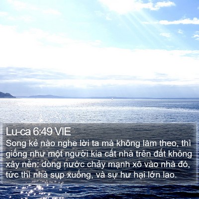 Lu-ca 6:49 VIE Bible Verse Image
