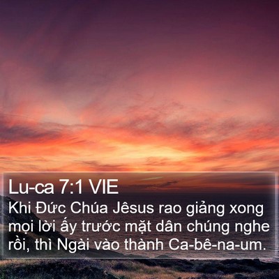 Lu-ca 7:1 VIE Bible Verse Image