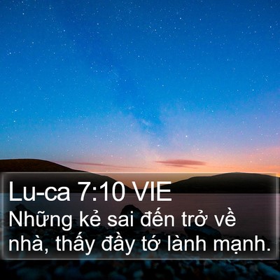 Lu-ca 7:10 VIE Bible Verse Image