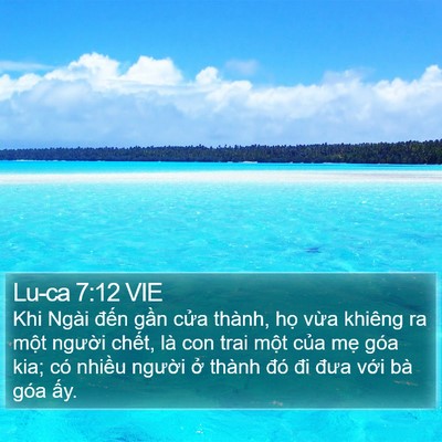 Lu-ca 7:12 VIE Bible Verse Image