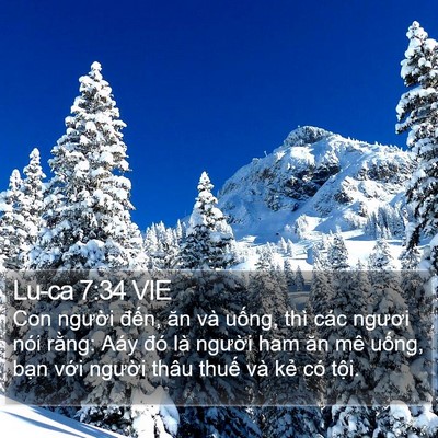 Lu-ca 7:34 VIE Bible Verse Image