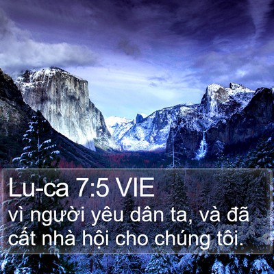 Lu-ca 7:5 VIE Bible Verse Image
