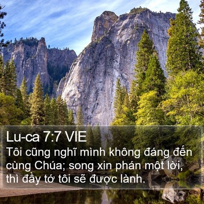 Lu-ca 7:7 VIE Bible Verse Image