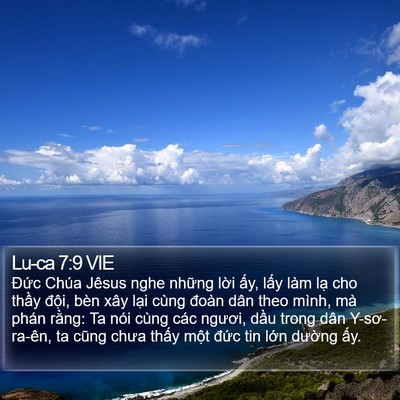 Lu-ca 7:9 VIE Bible Verse Image