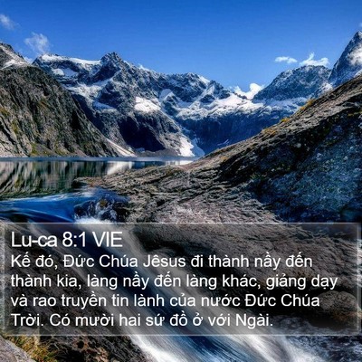 Lu-ca 8:1 VIE Bible Verse Image