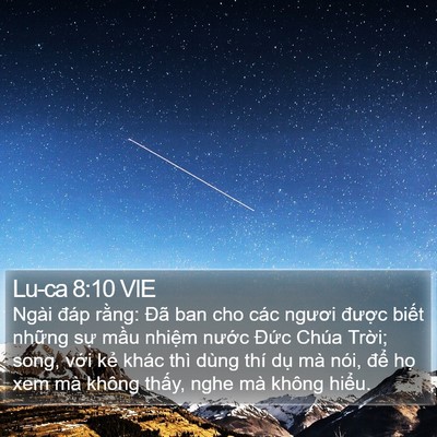 Lu-ca 8:10 VIE Bible Verse Image