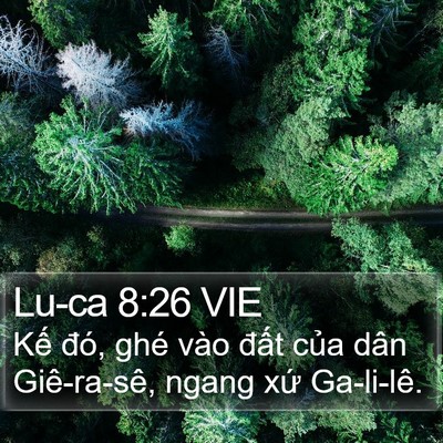 Lu-ca 8:26 VIE Bible Verse Image
