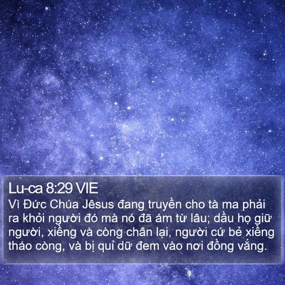 Lu-ca 8:29 VIE Bible Verse Image