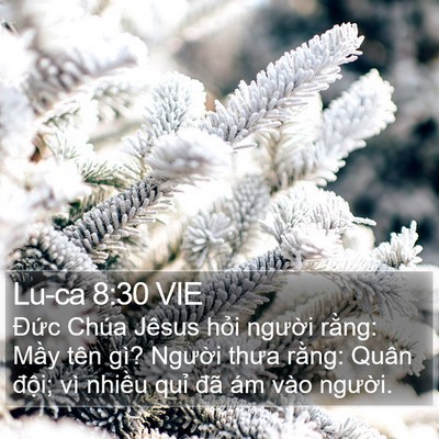 Lu-ca 8:30 VIE Bible Verse Image