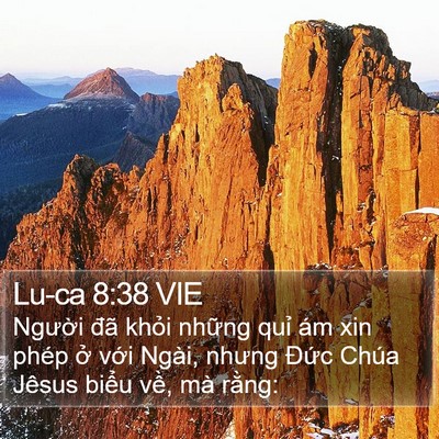Lu-ca 8:38 VIE Bible Verse Image