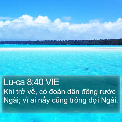 Lu-ca 8:40 VIE Bible Verse Image