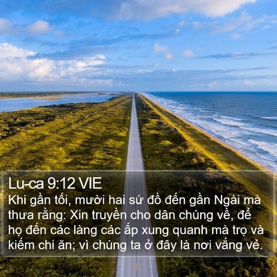 Lu-ca 9:12 VIE Bible Verse Image