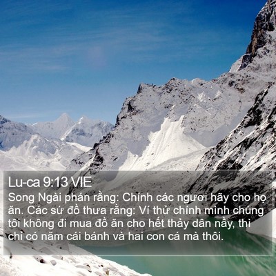 Lu-ca 9:13 VIE Bible Verse Image