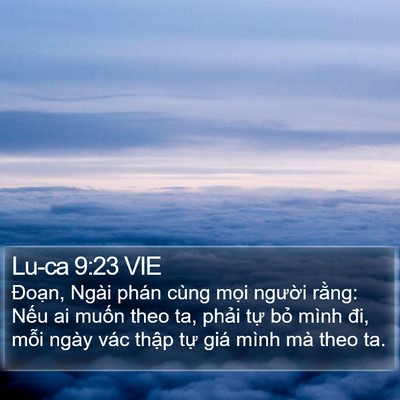 Lu-ca 9:23 VIE Bible Verse Image