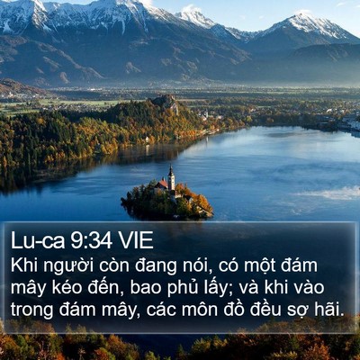 Lu-ca 9:34 VIE Bible Verse Image