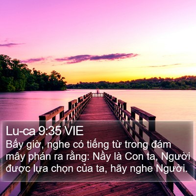Lu-ca 9:35 VIE Bible Verse Image