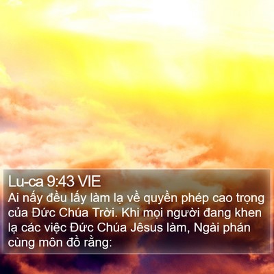 Lu-ca 9:43 VIE Bible Verse Image
