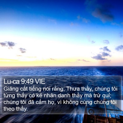 Lu-ca 9:49 VIE Bible Verse Image