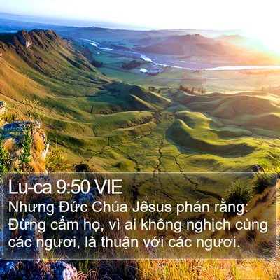 Lu-ca 9:50 VIE Bible Verse Image