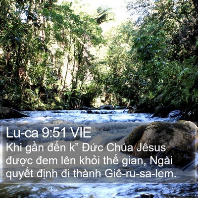 Lu-ca 9:51 VIE Bible Verse Image