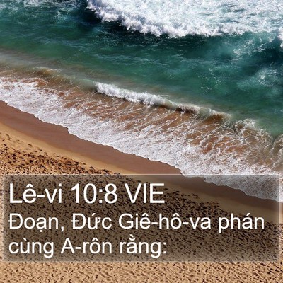 Lê-vi 10:8 VIE Bible Verse Image