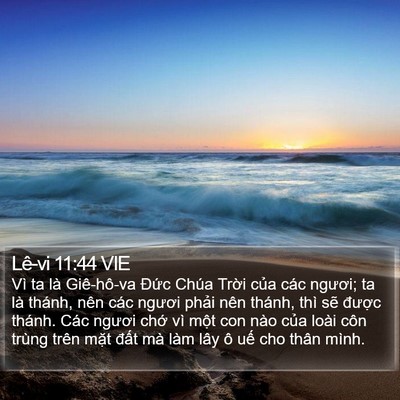 Lê-vi 11:44 VIE Bible Verse Image