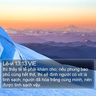 Lê-vi 13:13 VIE Bible Verse Image